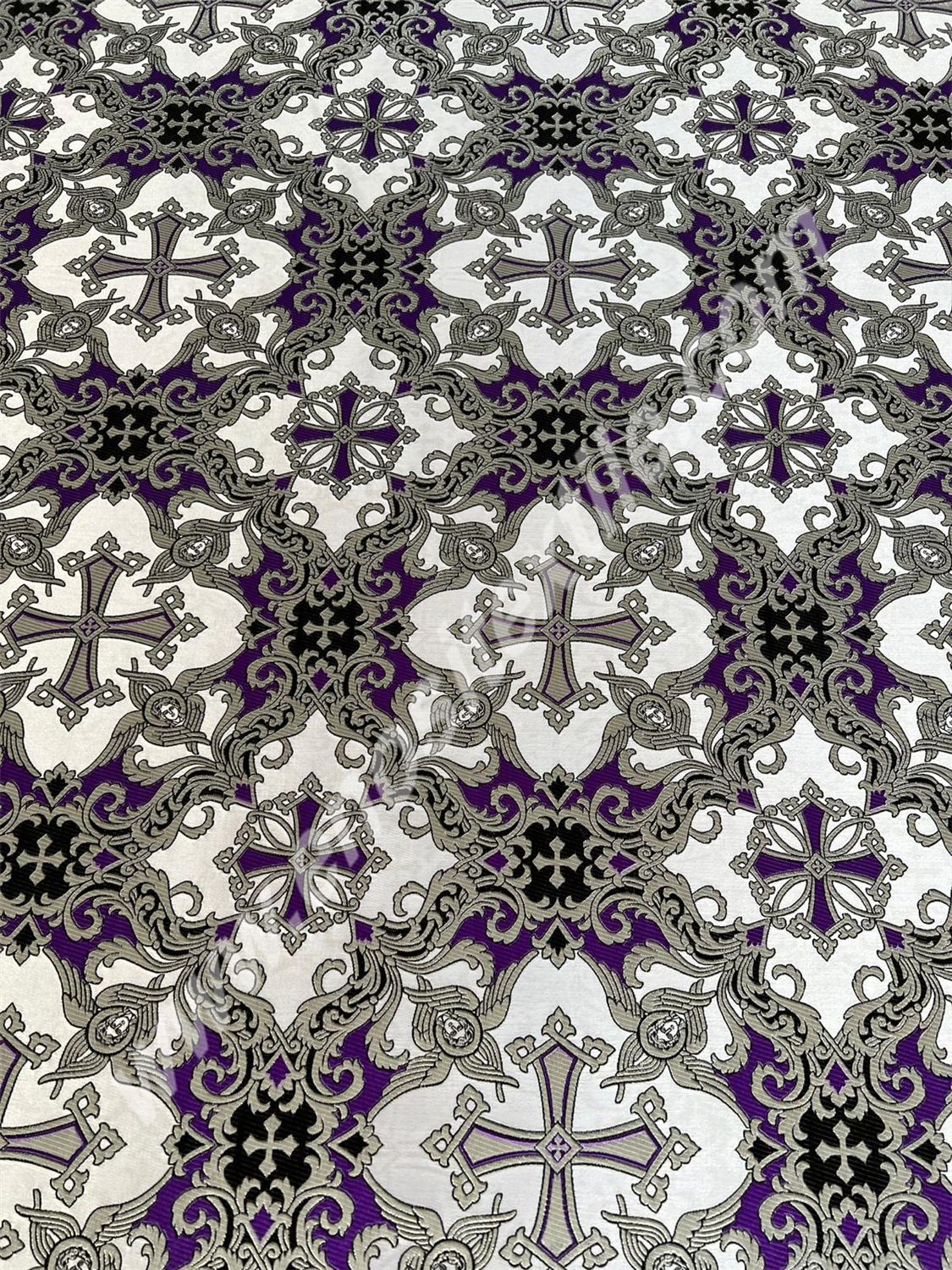 KL-5001 SİLVER PURPLE Metallic Fabric